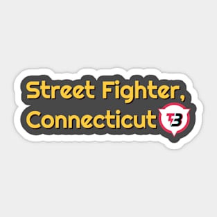 Street Fighter Connecticut Sticker